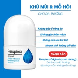 Thumbnail Lăn Khử Mùi Perspirex Giảm Tiết Mồ Hôi Dành Cho Người Có Mùi Và Mồ Hôi Vừa Phải 20ml - ORIGINAL 3