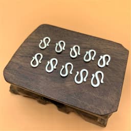 Thumbnail Khóa vòng bạc Tlee chữ S và khóa chốt bấm tròn TLEE JEWELRY PK0109 4