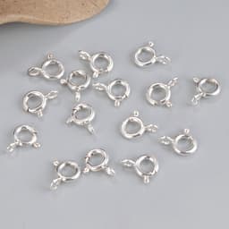Thumbnail Khóa vòng bạc Tlee chữ S và khóa chốt bấm tròn TLEE JEWELRY PK0109 2