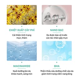 Thumbnail Xịt mụn mờ thâm UMIHA (45ml) - x2 hiệu quả ngừa viêm nang lông, ngừa mụn, trắng da với BHA và Nano Bạc 2