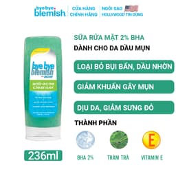 Thumbnail Combo Sữa Rửa Mặt BHA 2% + Chấm Mụn/ Chấm Thâm Mụn Bye Bye Blemish Giúp Sạch Da, Giảm Mụn/Thâm Nhanh 1
