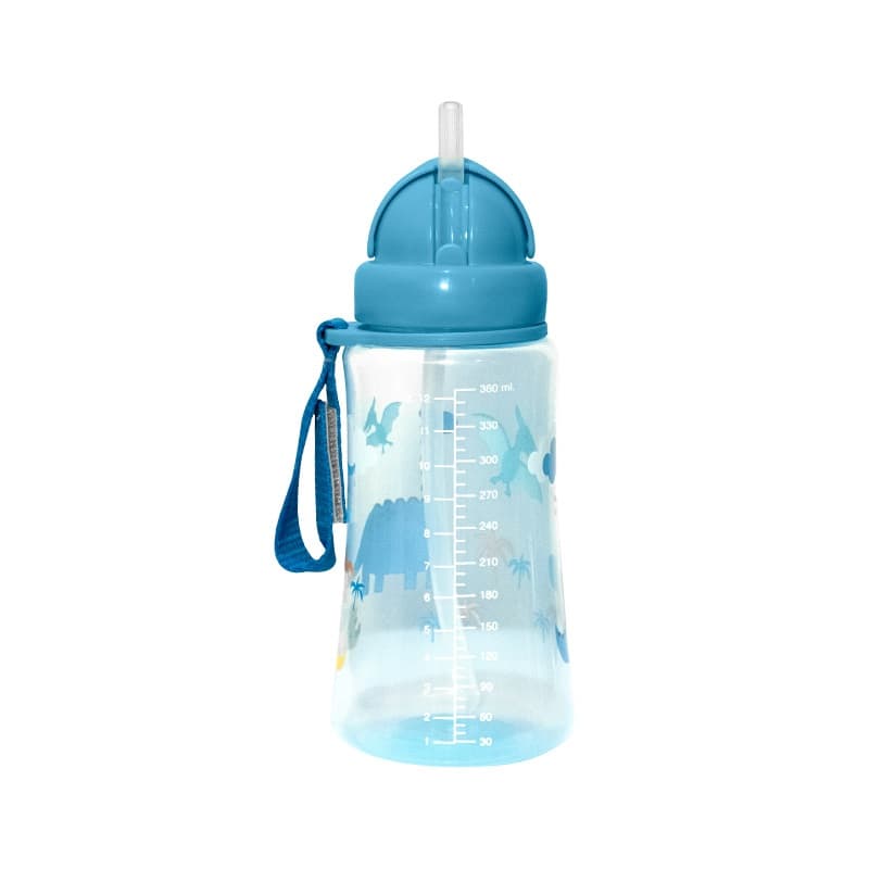 Ảnh Bình nước cho bé Saby Ami nhựa PP, ống hút silicone không chứa BPA, 360ml  dễ cầm nắm, mang đi học 3