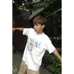Thumbnail Áo Thun TSUN Dalmatian Tee - 5 Màu - [UNISEX] - In Chó Đốm - Nam/Nữ - Local Brand - Streetwear - Trắng/Đen/Hồng/Vàng/Be 3