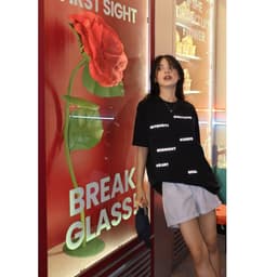 Thumbnail Áo Thun Cảm Xúc In Nổi, Phản Quang Màu Đen - Brand TSUN Chính Hãng - Emotions Tee Black - Unisex 2