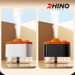 Thumbnail Máy phun sương tạo ẩm Rhino H307 hình núi lửa, dung tích 300ml tích hợp đèn 1