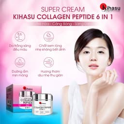 Thumbnail Bộ 2 Kem Dưỡng Collagen Kihasu 6in1 Dưỡng Da Trắng Sáng Đều Màu, Cung Cấp Độ Ẩm, Giúp Da Săn Chắc, Đàn Hồi, Trẻ Trung 3