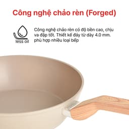 Thumbnail Chảo Sâu chống dính đáy từ Forged Prime 20, 24, 26, 28, 30CM, HAPPYCOOK 4