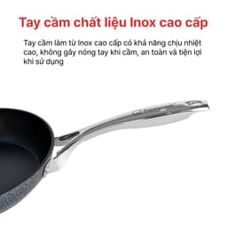 Thumbnail Chảo chống dính vân đá đáy từ Forged Mega 20, 24. 26, 28, 30cm, HAPPYCOOK 3