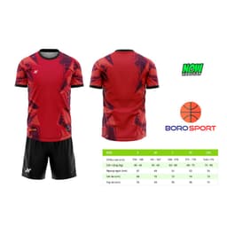Thumbnail Set Đồ Bóng Đá Chất Liệu Vải Co Giãn Tốt Thoáng Mát  Cleacco DBD2 Boro Sport 4