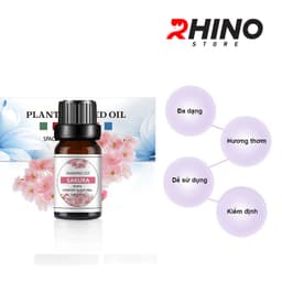 Thumbnail Tinh dầu nguyên chất Rhino T201 10ml pha nước, treo xe kiểm định 2