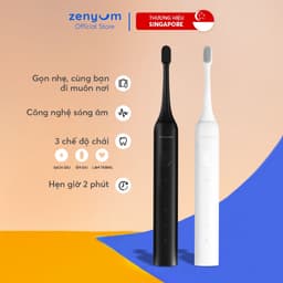 Thumbnail Bàn chải điện Zenyum Sonic Go - Công Nghệ Singapore - Màu Trắng/Đen 2