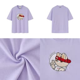 Thumbnail Áo thun Form rộng NOAM Are You Nafox 100% Cotton 280GSM - Màu Trắng/ Đen/ Tím/ Xanh 2