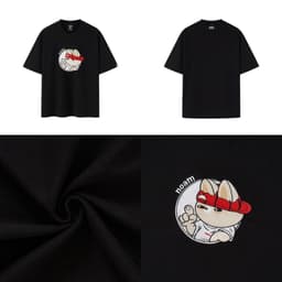 Thumbnail Áo thun Form rộng NOAM Are You Nafox 100% Cotton 280GSM - Màu Trắng/ Đen/ Tím/ Xanh 4