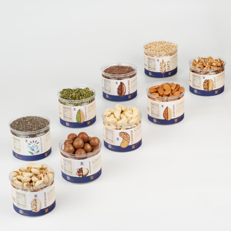 Ảnh Set Combo 9 loại hạt siêu dinh dưỡng dùng làm sữa, làm bánh, ăn vặt , làm granola, mẹ bầu, healthy eat clean 4