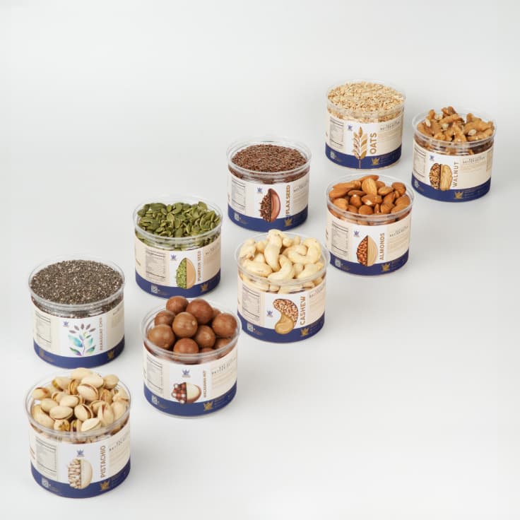 Ảnh Set Combo 9 loại hạt siêu dinh dưỡng dùng làm sữa, làm bánh, ăn vặt , làm granola, mẹ bầu, healthy eat clean 3