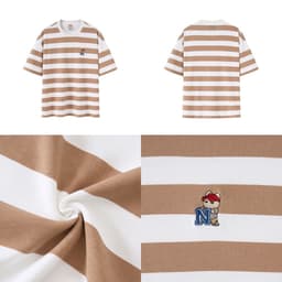 Thumbnail Áo thun Form rộng NOAM Juicy N 100% Cotton 280GSM - Màu Xanh/ Tím/ Nâu 4
