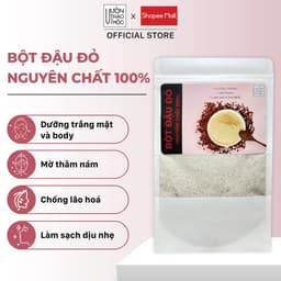 Thumbnail Bột đậu đỏ Vườn Thảo Mộc nguyên chất 100% Organic, đắp mặt nạ dưỡng da, tắm trắng, tẩy sạch da chết 1