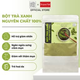 Thumbnail Bột trà xanh Vườn Thảo Mộc nguyên chất 100%, hỗ trợ giảm nhờn, ngừa sưng giảm thâm, phục hồi làn da 1