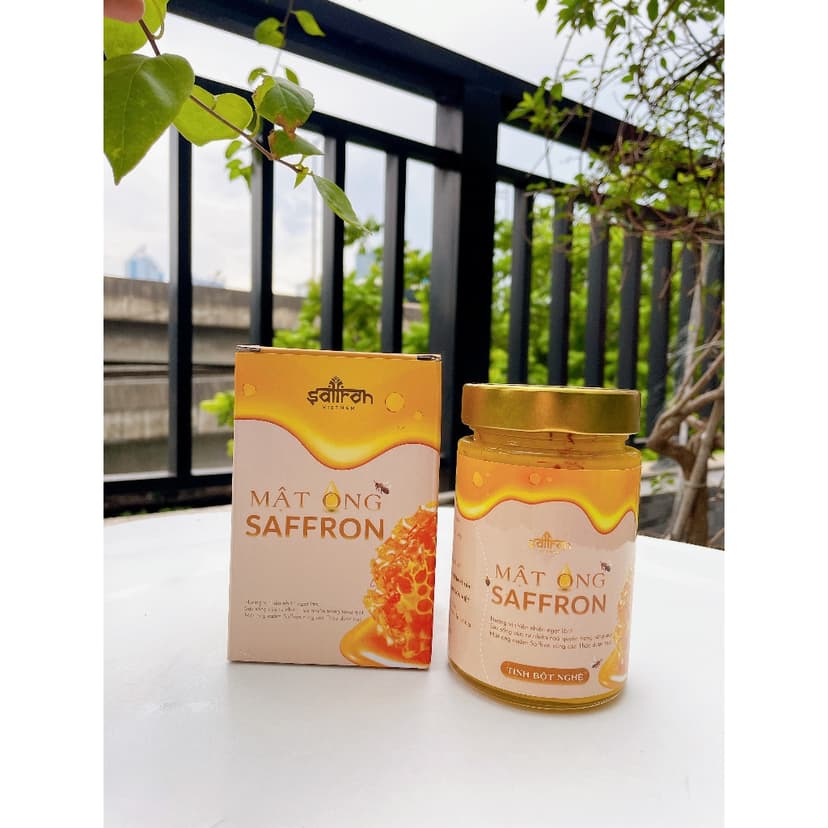 Ảnh Mật ong saffron tinh bột nghệ hũ 380ml 1
