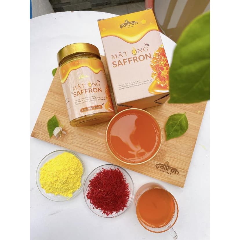Ảnh Mật ong saffron tinh bột nghệ hũ 380ml 2
