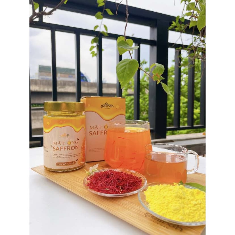 Ảnh Mật ong saffron tinh bột nghệ hũ 380ml 3