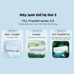 Thumbnail [Livestream]Máy lạnh Inverter TCL FreshIN series 2.0 TAC-10CSD/FBI - Máy lạnh 1 HP 3