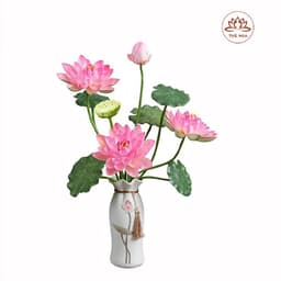 Thumbnail Bình Hoa Sen Quan Âm Cao Cấp cao 64 cm - Tuệ Nga 2