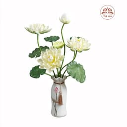 Thumbnail Bình Hoa Sen Quan Âm Cao Cấp cao 64 cm - Tuệ Nga 3