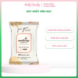 Thumbnail Khăn tẩy trang ECOWIPES Facial Cleansing Towelettes Makeup Remover, 25 Tờ/ Gói - Daily Beauty 1