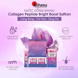 Thumbnail Nước Uống Collollagen Kihasu Tăng Cường Saffaron, NMN Sáng Da, Trẻ Hóa, Giảm Nếp Nhăn Và Các Dấu Hiệu Lão Hóa 3