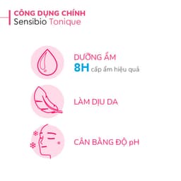 Thumbnail Dung dịch cân bằng dưỡng ẩm và làm dịu da Bioderma Sensibio Tonique - 250ml 4