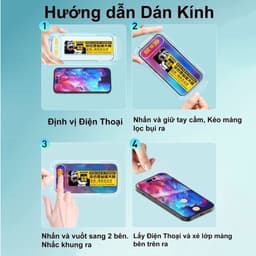 Thumbnail Kính Cường Lực Trong Suốt Full HD Có Khung Tự Dán Chính Hãng Cho IP 11-XR-12-13-14-15-16 4