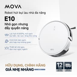 Thumbnail Robot hút bụi lau nhà tự làm sạch đa năng Mova E10 | Lực hút 4500Pa - Hàng chính hãng - Bảo hành 12 tháng 1