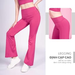 Thumbnail Yowin Bộ Tập Yoga Gym Nữ YW24-N01-F503 Áo Croptop Kèm Đệm Rời & Quần Ống Loe Co Giãn 2