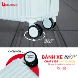 Thumbnail Vali Du Lịch Bamozo 8801 Size 20/24 Chất Liệu Nhựa ABS Bền Đẹp Bảo Hành 5 Năm 4
