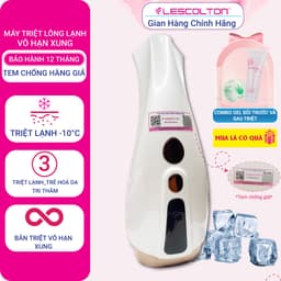Thumbnail Máy triệt lông vĩnh viễn băng lạnh kèm chức năng trẻ hóa da mini cầm tay Lescolton vô hạn xung thế hệ mới nhất 2023 1