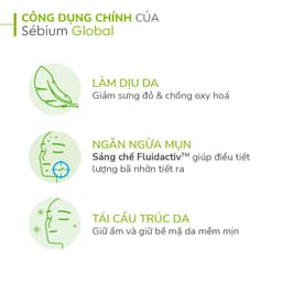 Thumbnail Kem dưỡng ẩm giảm khô căng, bong tróc cho da mụn Bioderma Sebium Hydra - 40ml 3