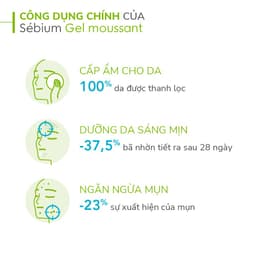 Thumbnail Gel rửa mặt tạo bọt, không chứa xà phòng Bioderma Sebium Gel Moussant - 100ml 4
