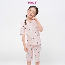 Thumbnail Bộ thun lửng cổ tròn cho bé, họa tiết đặc trưng cho mùa Giáng Sinh KTL019W31 4