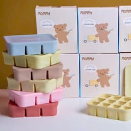 Thumbnail Khay Silicone Trữ Đông Đồ Ăn Dặm KidsWorld Mommy Hộp Trữ Thức Ăn Cho Bé, Hộp Đựng Thực Phẩm 4