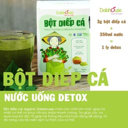 Thumbnail Bột rau diếp cá Dalahouse 120g nguyên chất hữu cơ sấy lạnh công nghệ đạt chuẩn Châu Âu 2