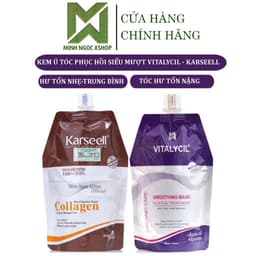 Thumbnail Kem ủ tóc phục hồi siêu mượt Collagen Karseell - Vitalycil 500ML, tóc đẹp chuẩn salon ngay tại nhà 1