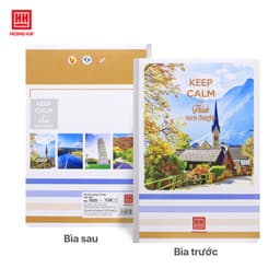 Thumbnail Vở kẻ ngang 120 trang Sao mai Keep Calm - 1635 1