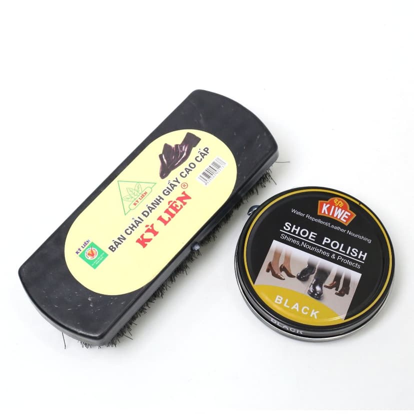 Ảnh Combo xi và bàn chải đánh giày INICHI CB1135 màu ngẫu nhiên 3