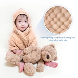 Thumbnail L'Ange Khăn sữa/Khăn lót gối/Khăn lau mặt/Khăn yếm vải bông 6 lớp 25x40cm cho bé (set 2 cái) 3