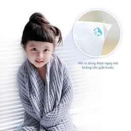 Thumbnail L'Ange Khăn sữa/Khăn lót gối/Khăn lau mặt/Khăn yếm vải bông 6 lớp 25x40cm cho bé (set 2 cái) 4