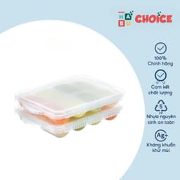 Thumbnail Khay trữ đông Inochi, trữ đông đồ ăn cho bé ăn dặm, an toàn tiện lợi 1