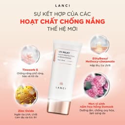 Thumbnail Sữa chống nắng dưỡng ẩm LANCI làm sáng da, chống tia UV, không gây bết dính 50g 3