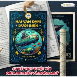Thumbnail Hai vạn dặm dưới biển - Sách song ngữ kinh điển, tặng kèm file nghe & note từ vựng - HG Books 3