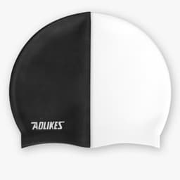 Thumbnail Mũ Bơi, Nón Bơi Aolikes Người Lớn Nam Nữ Che Tai Silicon Chống Nước 1